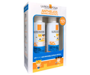 LA ROCHE-POSAY PROTECTOR SOLAR 50+ PEDIATRICO SPRAY INVISIBLE. PACK AHORRO 200ML X DOS.